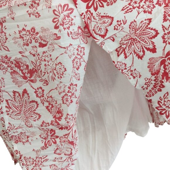 NorthStyle Paisley Floral Crinkle Midi Skirt New With Tags Women's Size Large - Picture 7 of 7